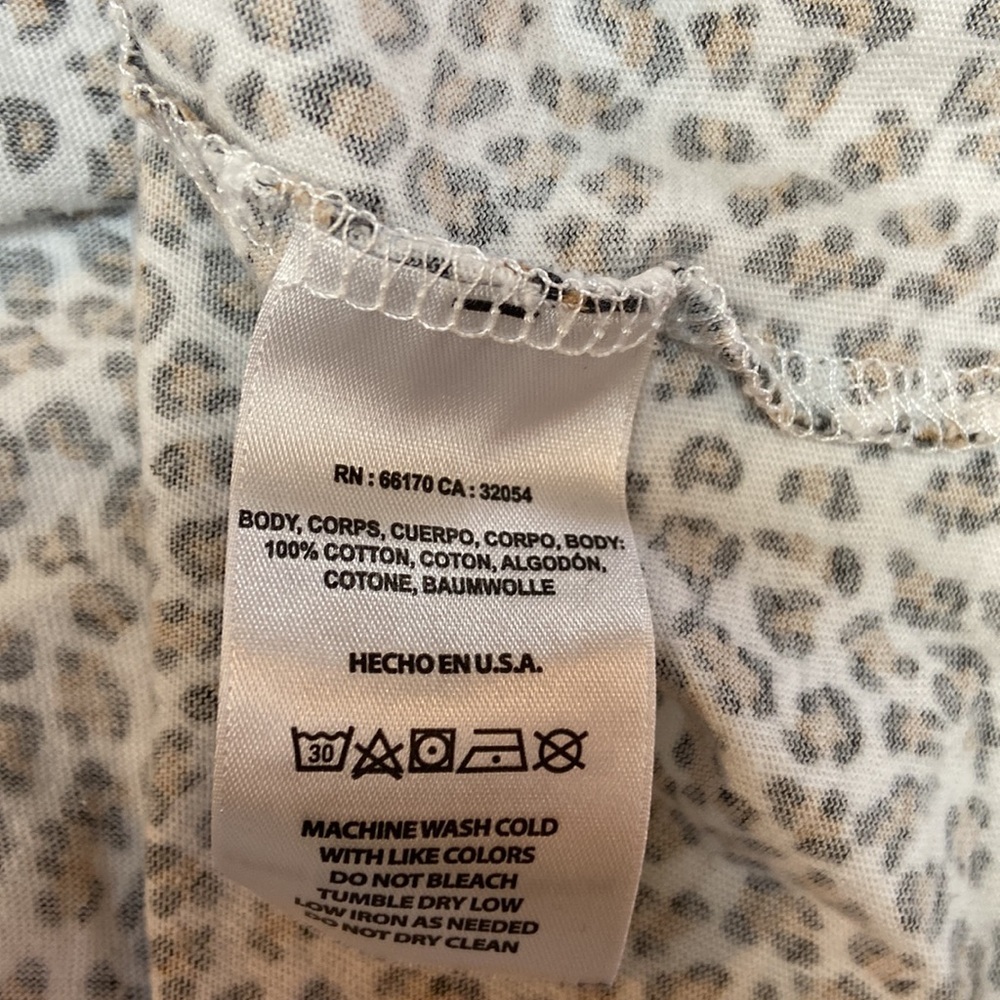 TLA by Anthropologie  Short Sleeve Animal Print Top 4979 - Picture 6 of 7